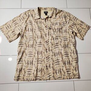 GUIDE SERIES FISHING SHIRT SHORT SLEEVE COTTON-RAYON SIZE 2XLT